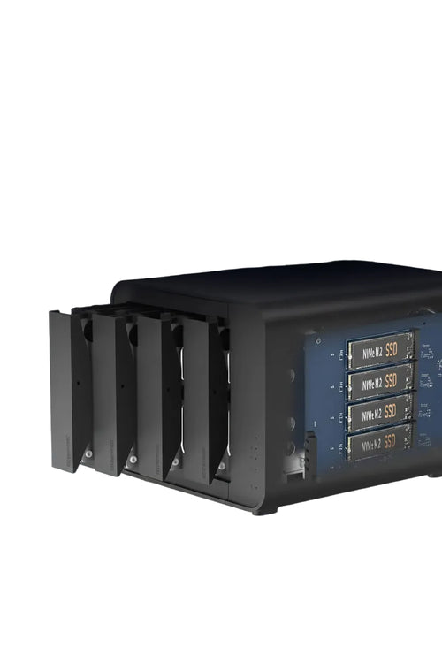 TERRAMASTER D8 Hybrid 8-Bay Hybrid RAlD Enclosure USB 3.2 Gen 2 10Gbps Type C Storage Supports RAID 0/1/Single/JBOD（Diskless）