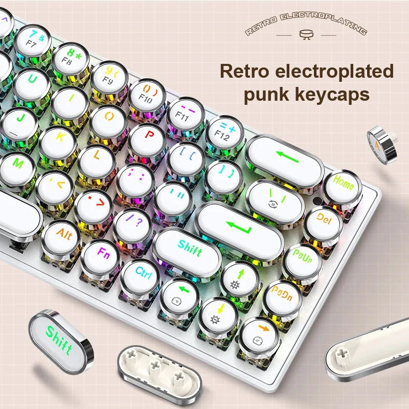 FREEWOLF Punk Mechanical Keyboard