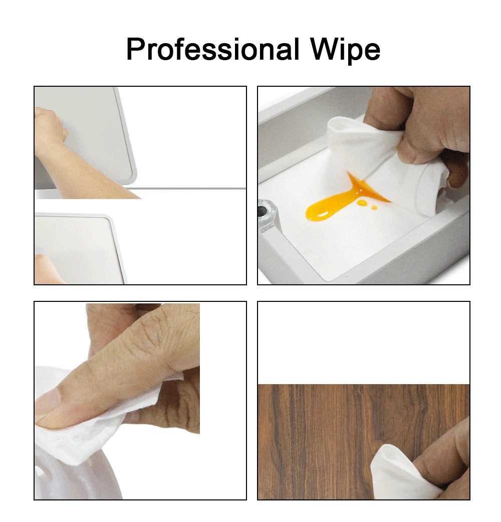 Light Curing Cleaning Cotton Wipes Cleaning Tool 100%Cotton Super Absorbent Lint Free for Anycubi Elego UV Resin 3D Printer Part