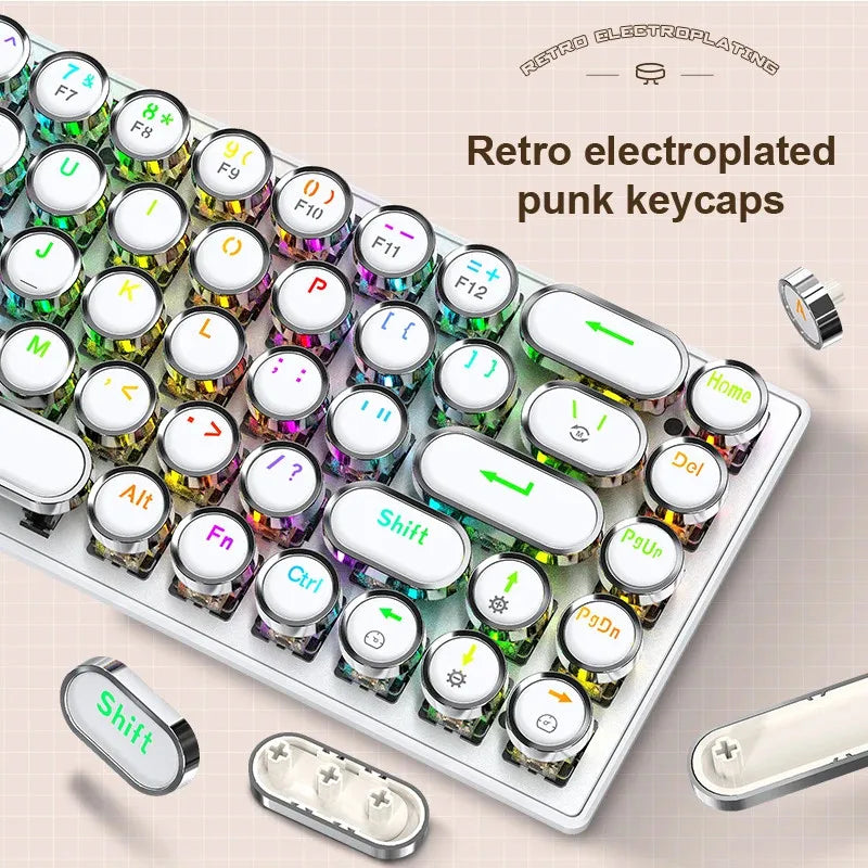 FREEWOLF Punk Mechanical Keyboard
