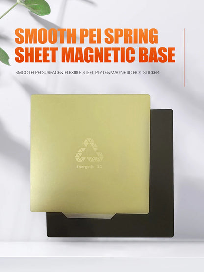 ENERGETIC New Upgrade PEI Spring Steel Sheet Removal PEI Flex Plate Magnetic Base 220/235/310mm For Ender-3 3D Printer Hot Bed