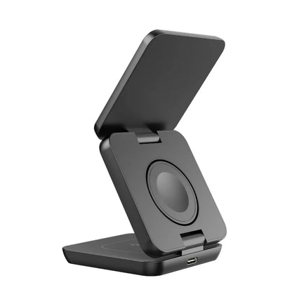 VIKEFON 3 in 1 Foldable Fast Wireless Charger