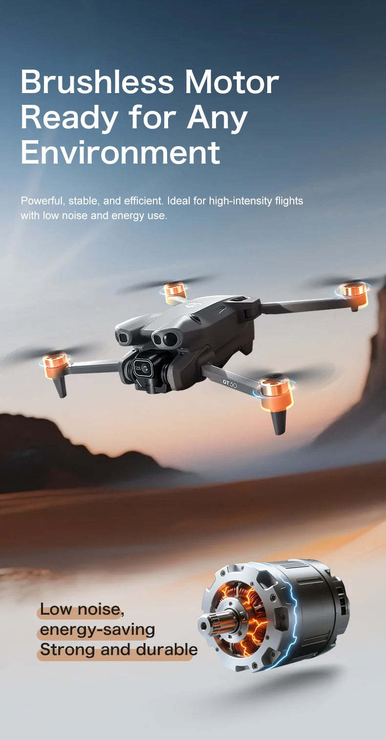 GT50 PRO RC Drone 8K HD Dual Cameras
