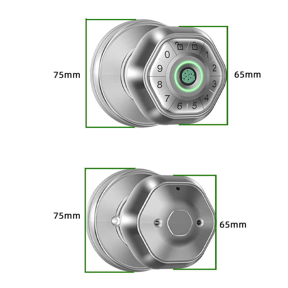RAYKUBE Fingerprint door lock