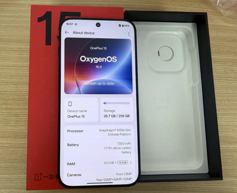 OnePlus 15 Snapdragon 8 Elite Gen 5