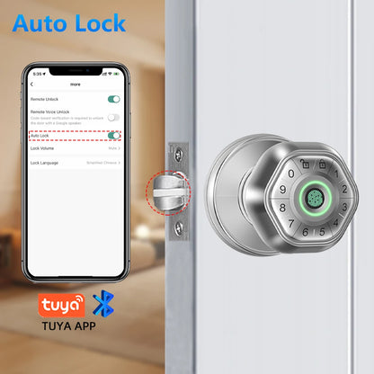 RAYKUBE Fingerprint door lock