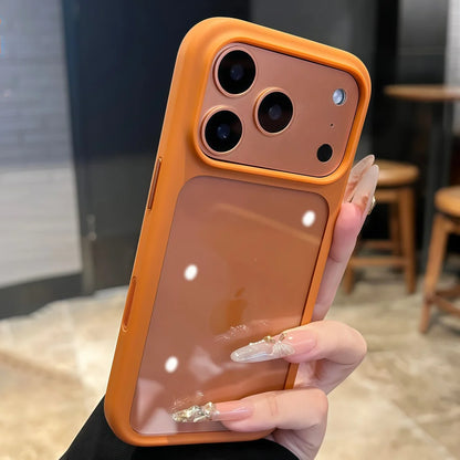 Intelligente Kamera-aanraakknoppie Kristalhelder Telefoonhouer vir iPhone 17 Pro Max, Pro, 17 Air