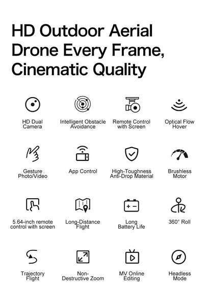 GT50 PRO RC Drone 8K HD Dual Cameras