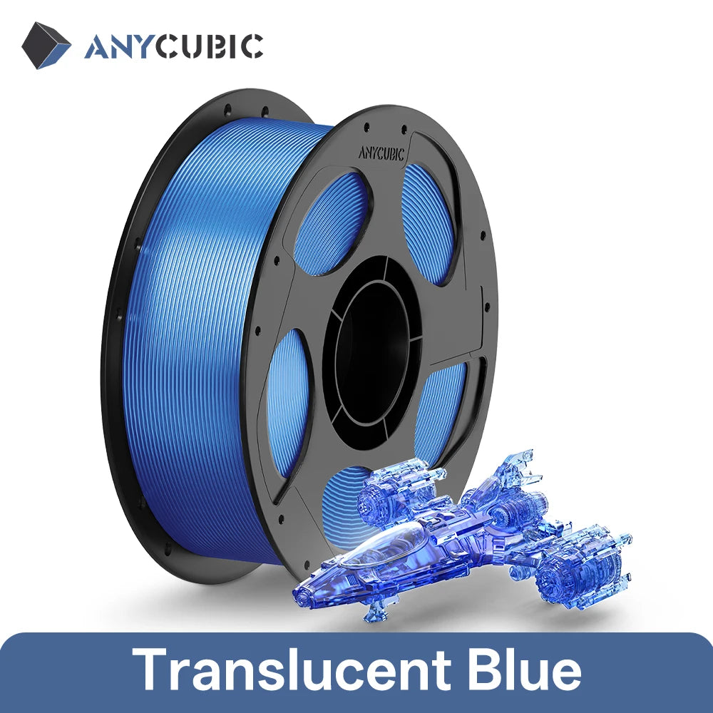 ANYCUBIC PETG PLA Transparent 3D Printer Filament Multicolor 1.75mm 3D Printer Filament For Kobra 3 Combo S1C FDM 3D Printer