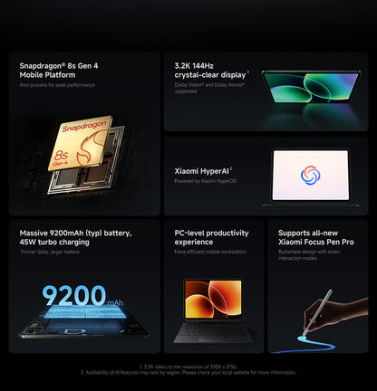 Xiaomi Pad 8 Snapdragon® 8s Gen 4