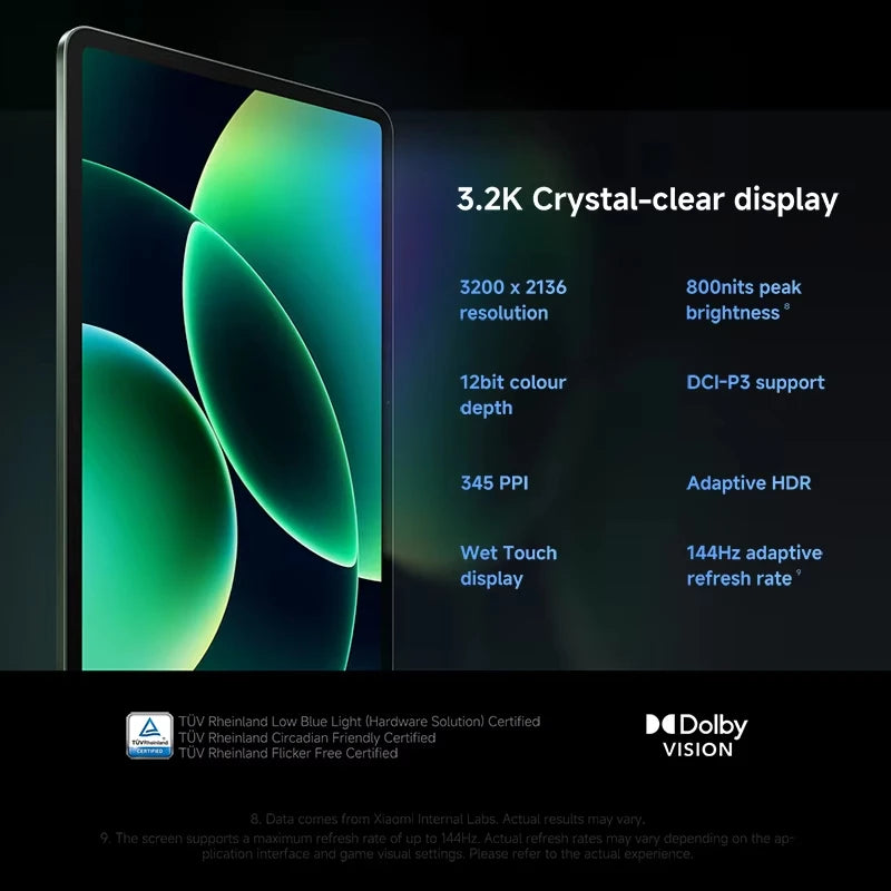 Xiaomi Pad 8 Snapdragon® 8s Gen 4