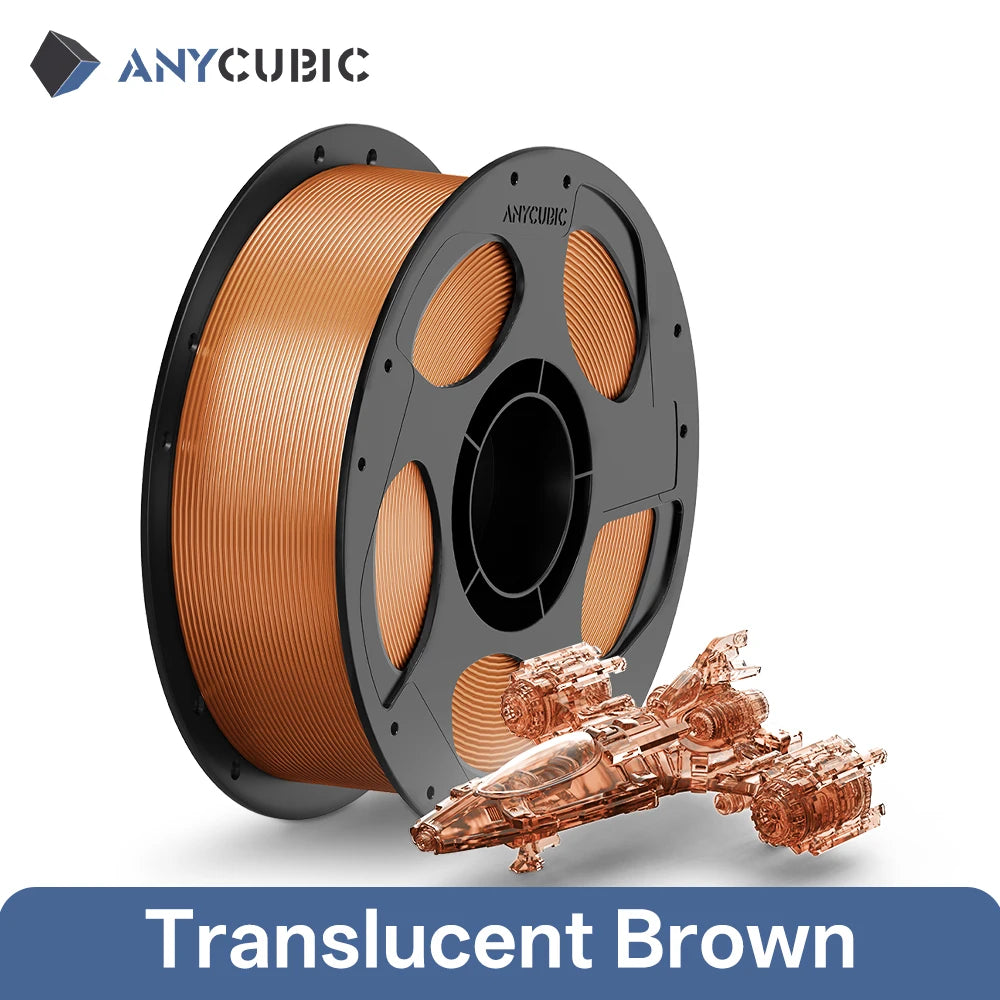 ANYCUBIC PETG PLA Transparent 3D Printer Filament Multicolor 1.75mm 3D Printer Filament For Kobra 3 Combo S1C FDM 3D Printer