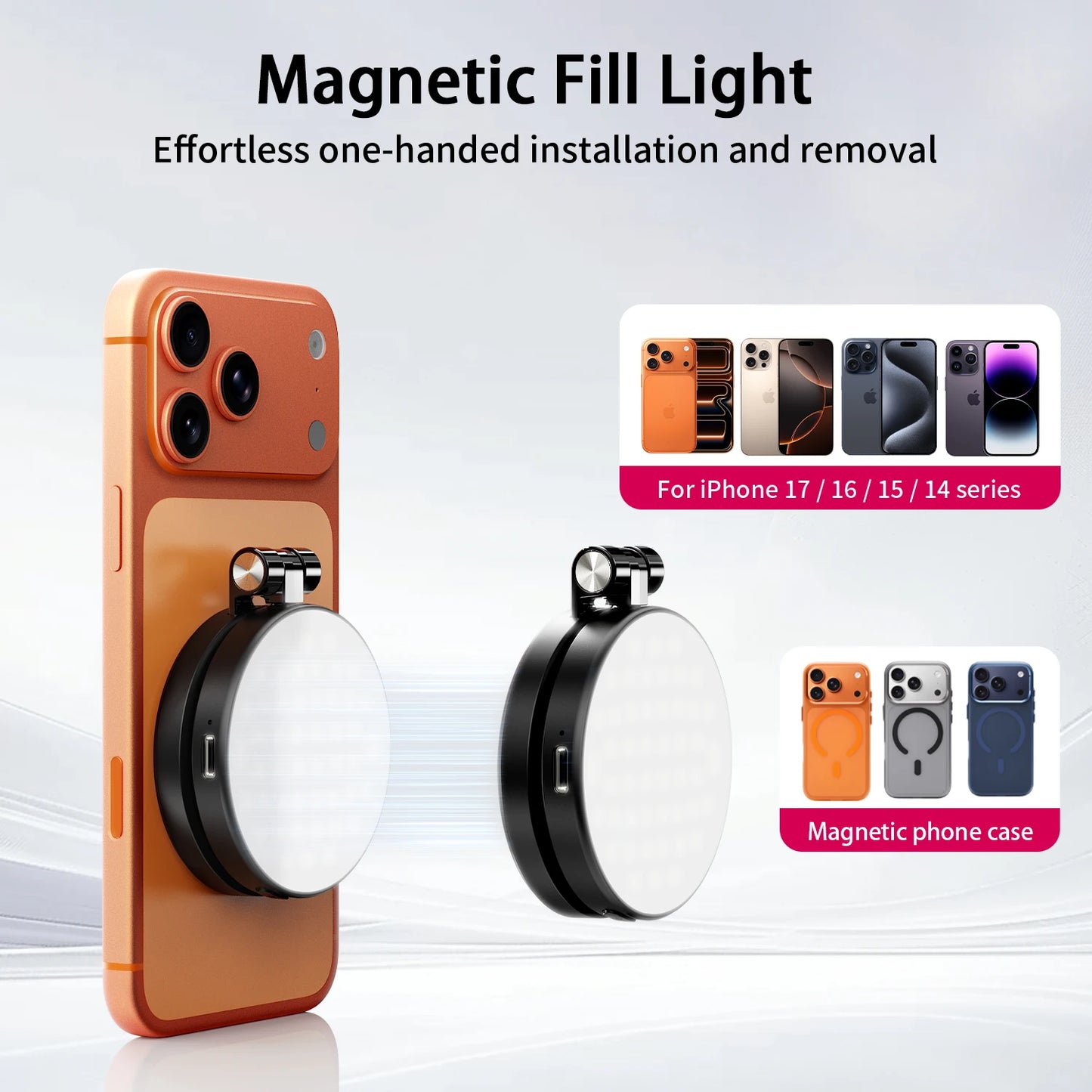 3 in 1 Magnetic Selfie Ring