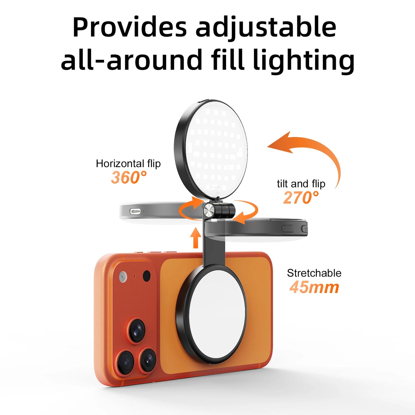 3 in 1 Magnetic Selfie Ring