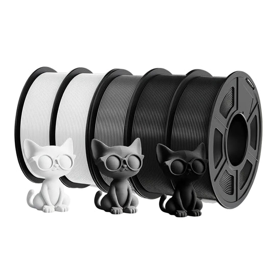 JAYO 5Rolls PLA/PLA Plus/petg/ABS/TPU/PLA meta/PLAYG/HS-PLA 3D Printer Filament 1.75mm FDM 3D Printer Materials for 3D Printer