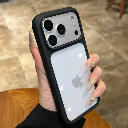 Intelligente Kamera-aanraakknoppie Kristalhelder Telefoonhouer vir iPhone 17 Pro Max, Pro, 17 Air
