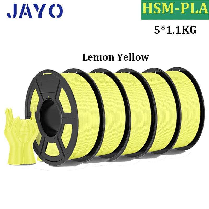 JAYO 5Rolls PLA/PLA Plus/petg/ABS/TPU/PLA meta/PLAYG/HS-PLA 3D Printer Filament 1.75mm FDM 3D Printer Materials for 3D Printer