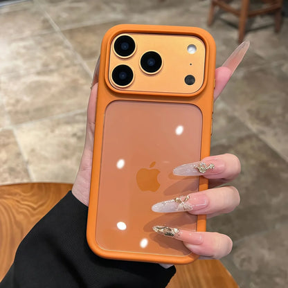 Intelligente Kamera-aanraakknoppie Kristalhelder Telefoonhouer vir iPhone 17 Pro Max, Pro, 17 Air