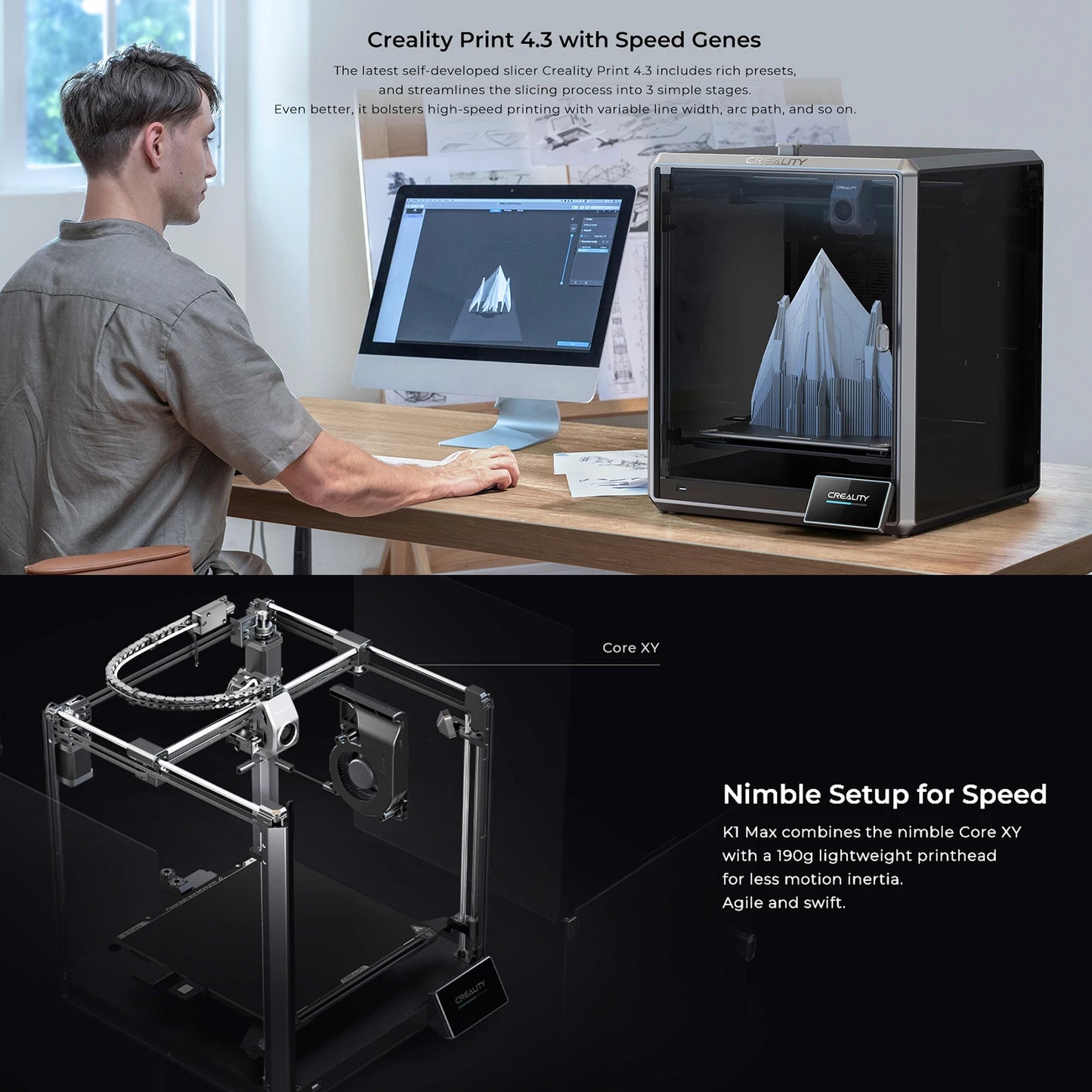 Creality K1 Max FDM 3D Printer