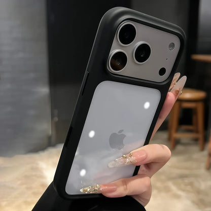 Intelligente Kamera-aanraakknoppie Kristalhelder Telefoonhouer vir iPhone 17 Pro Max, Pro, 17 Air
