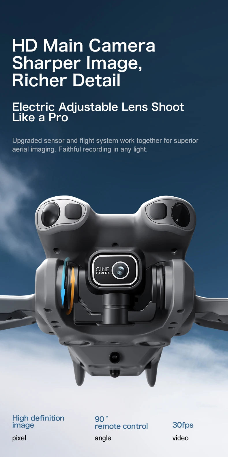 GT50 PRO RC Drone 8K HD Dual Cameras