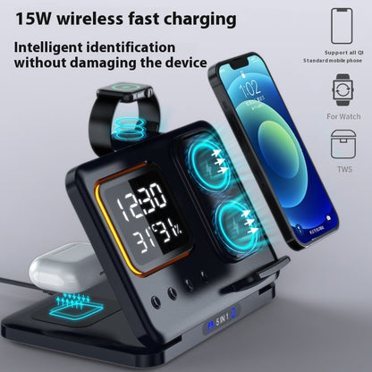 Alarm Clock Fast Charging Dock Station